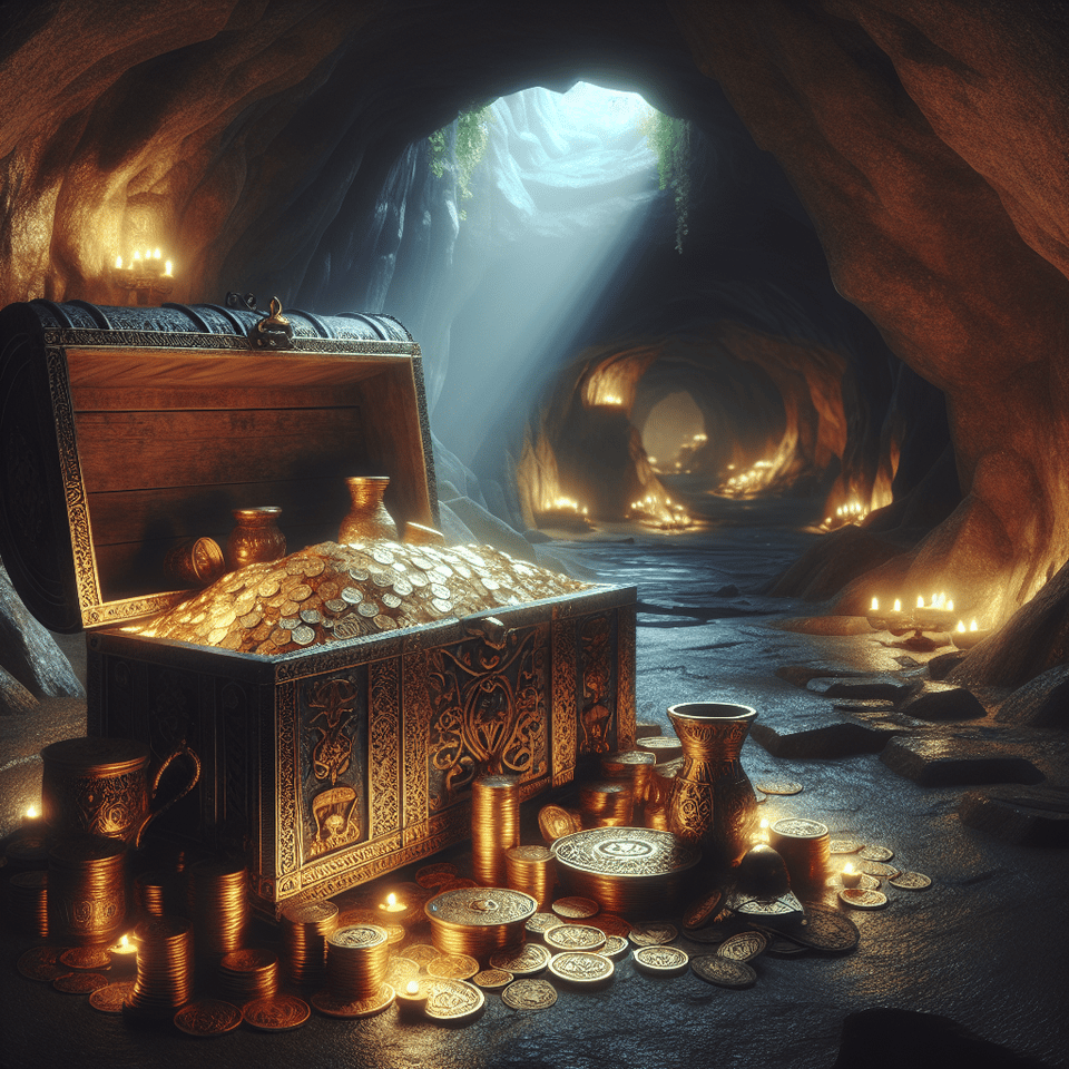 treasure gold text effect image