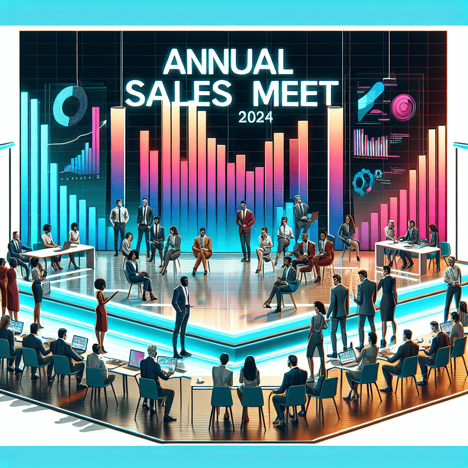 Annual Sales Meet 2024 text effect image