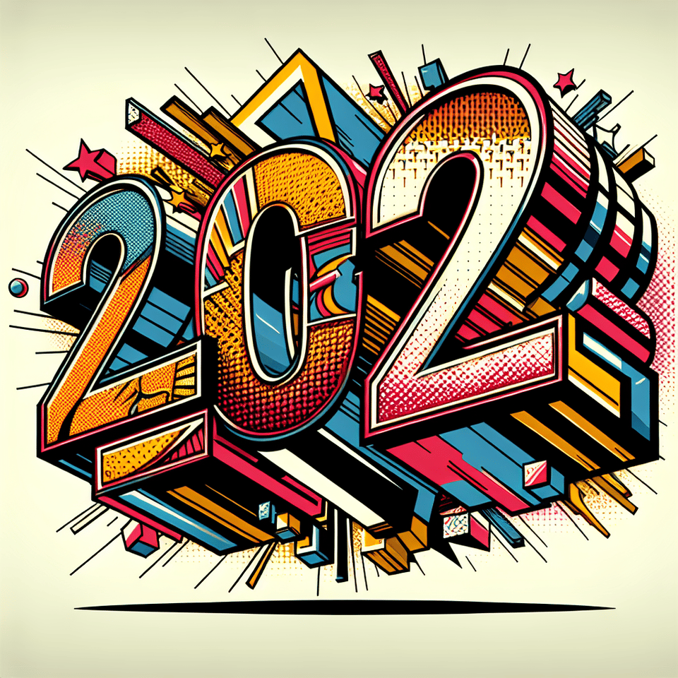 text 2024 comic style text effect on white background text effect image