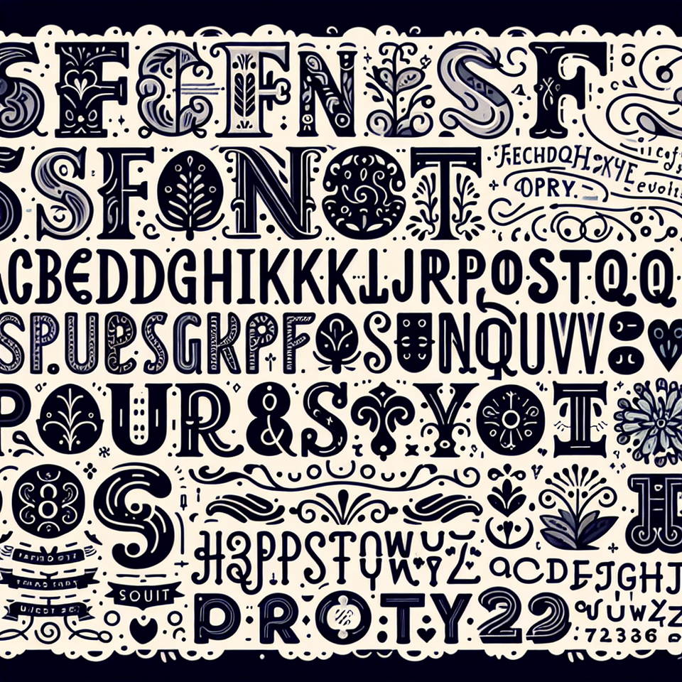 font styles text effect image