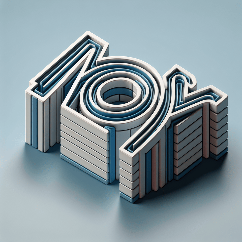 3D style text MOM arranged in a creative and eye-catching design. text effect image