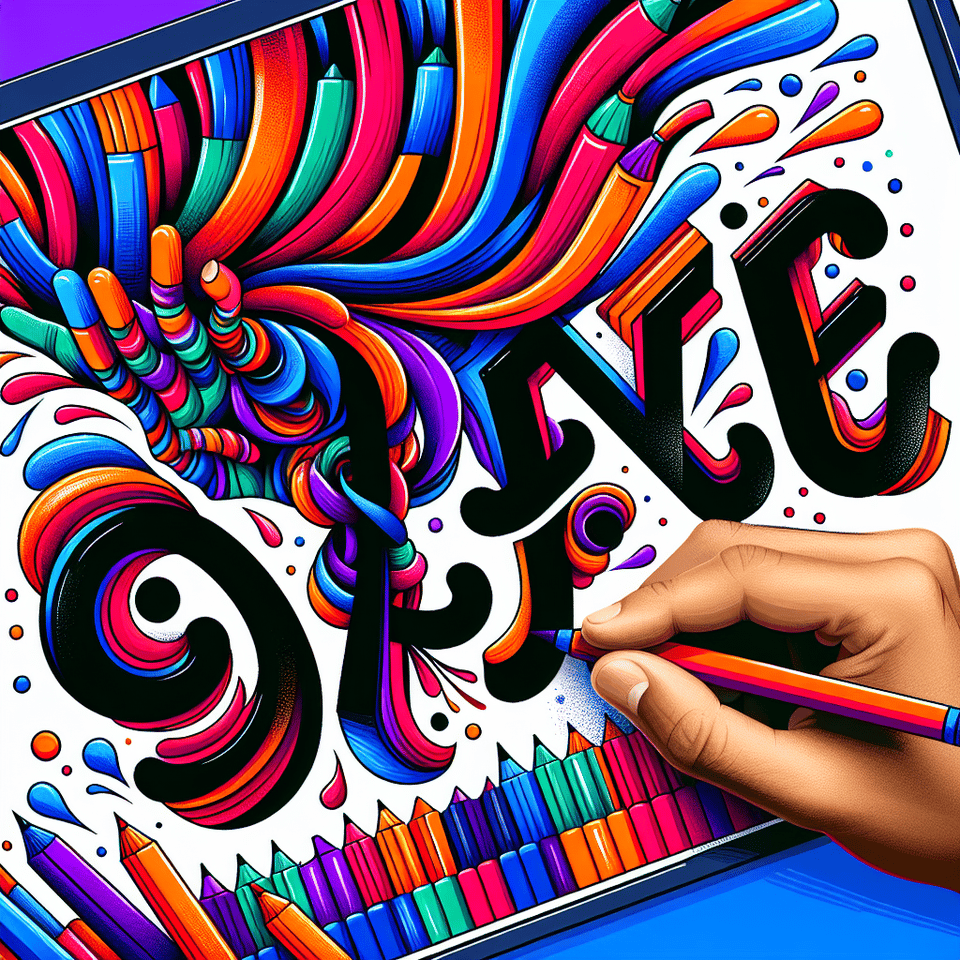 SAJEEV, illustration, typography text effect image
