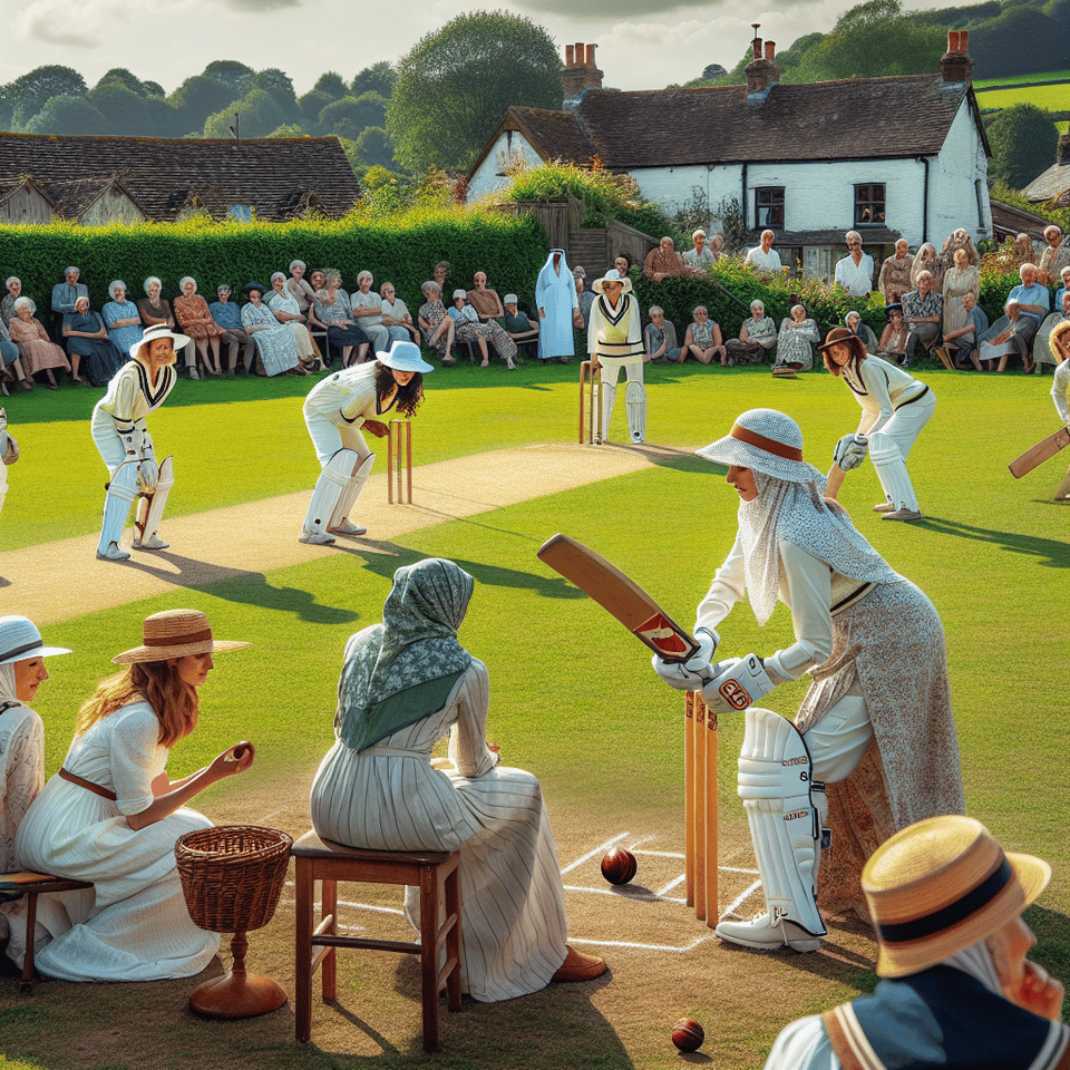 Village Cricket text effect image