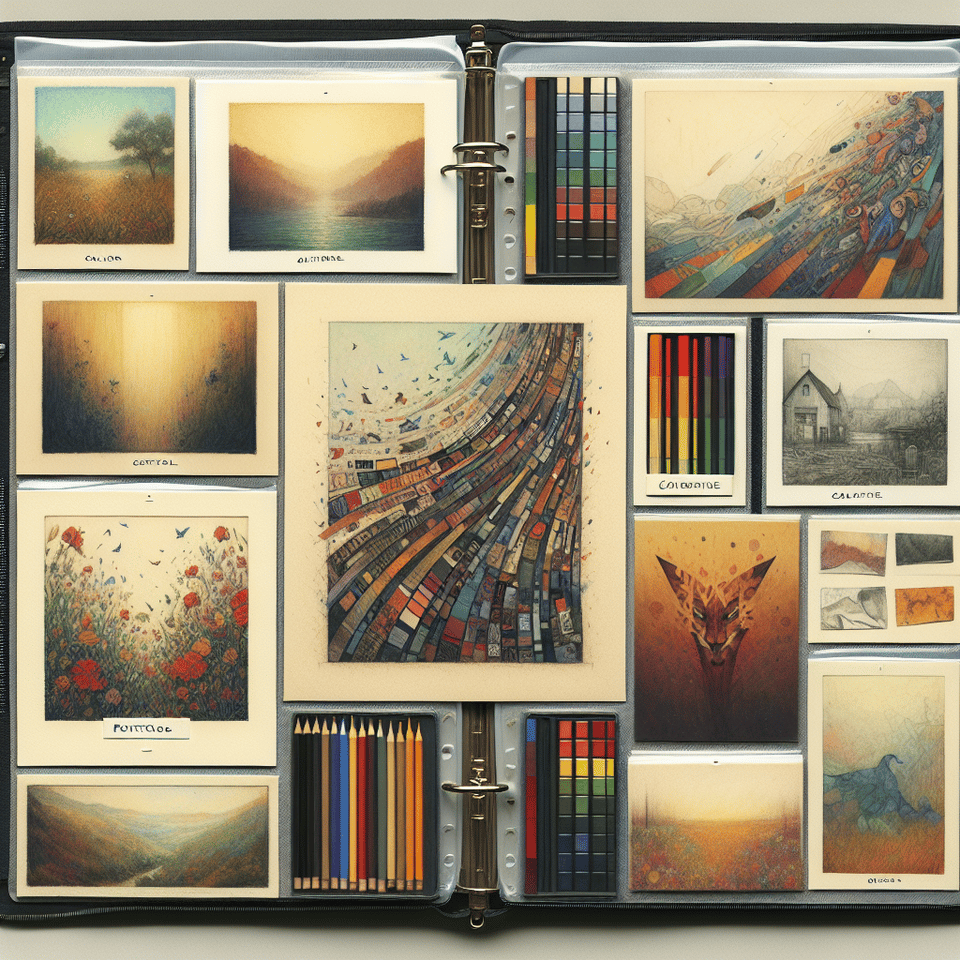 portfolio text effect image