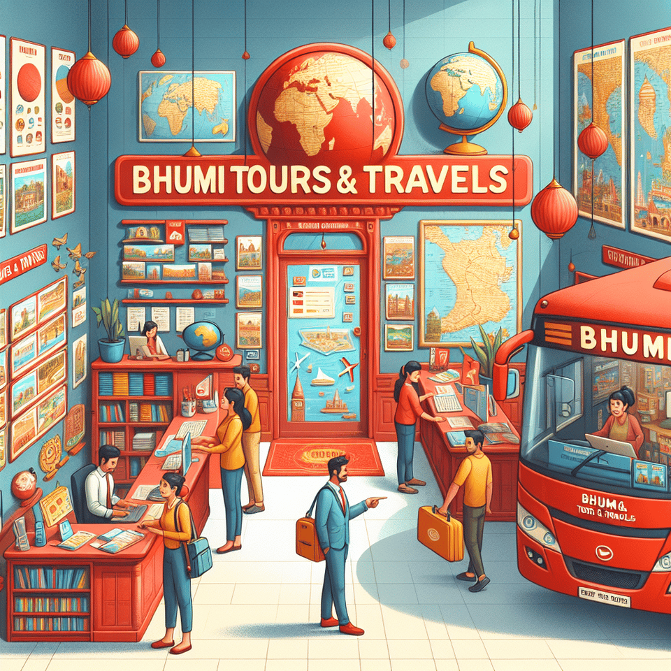 Bhumi Tour & Travels text effect image