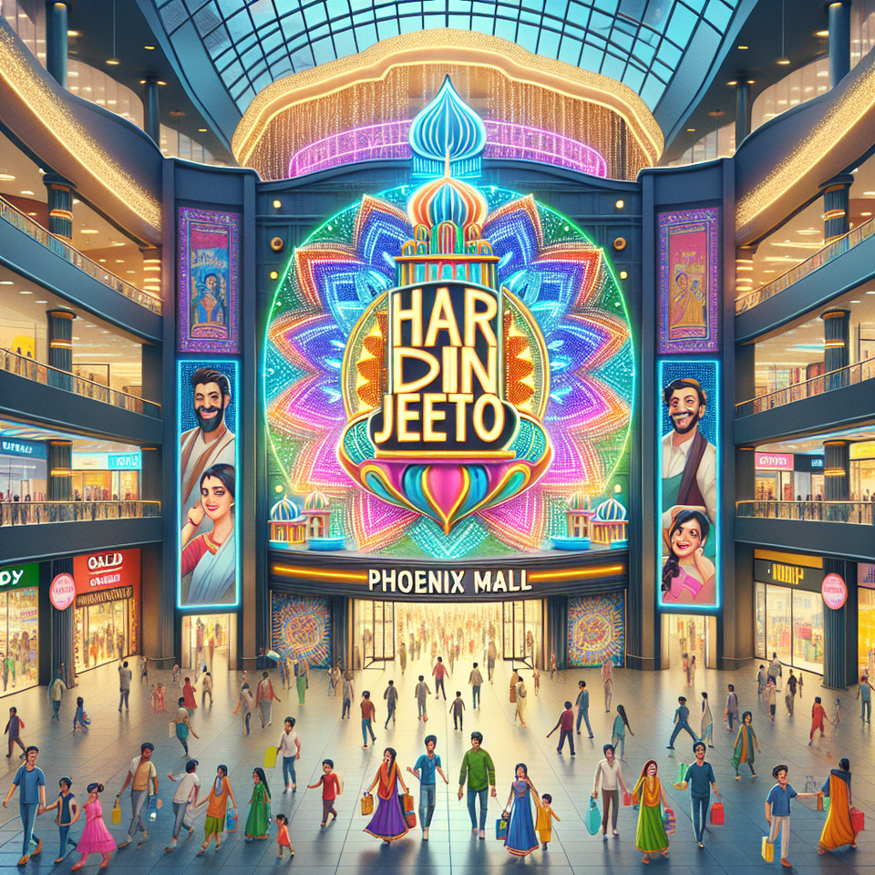 Phoenix Mall presents Har Din Jeeto text effect image