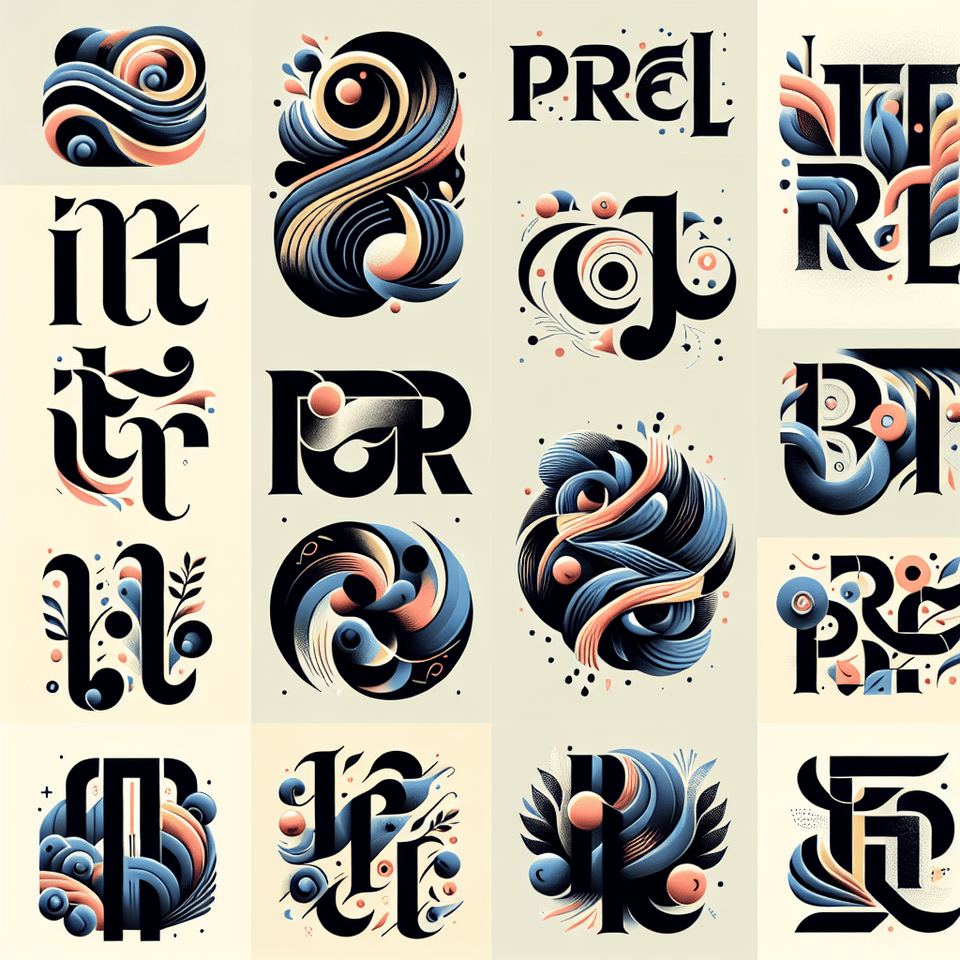 ITPREL BRAND NAME IN DIFFERENT DESIGNS text effect image