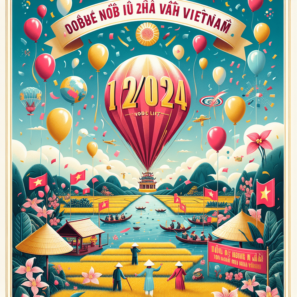 kỷ niệm noblelift việt nam 12/04/2024 , photo, poster text effect image