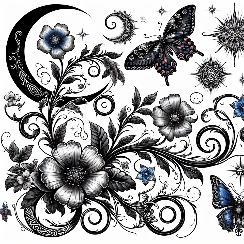 tattoo design for girl text effect image