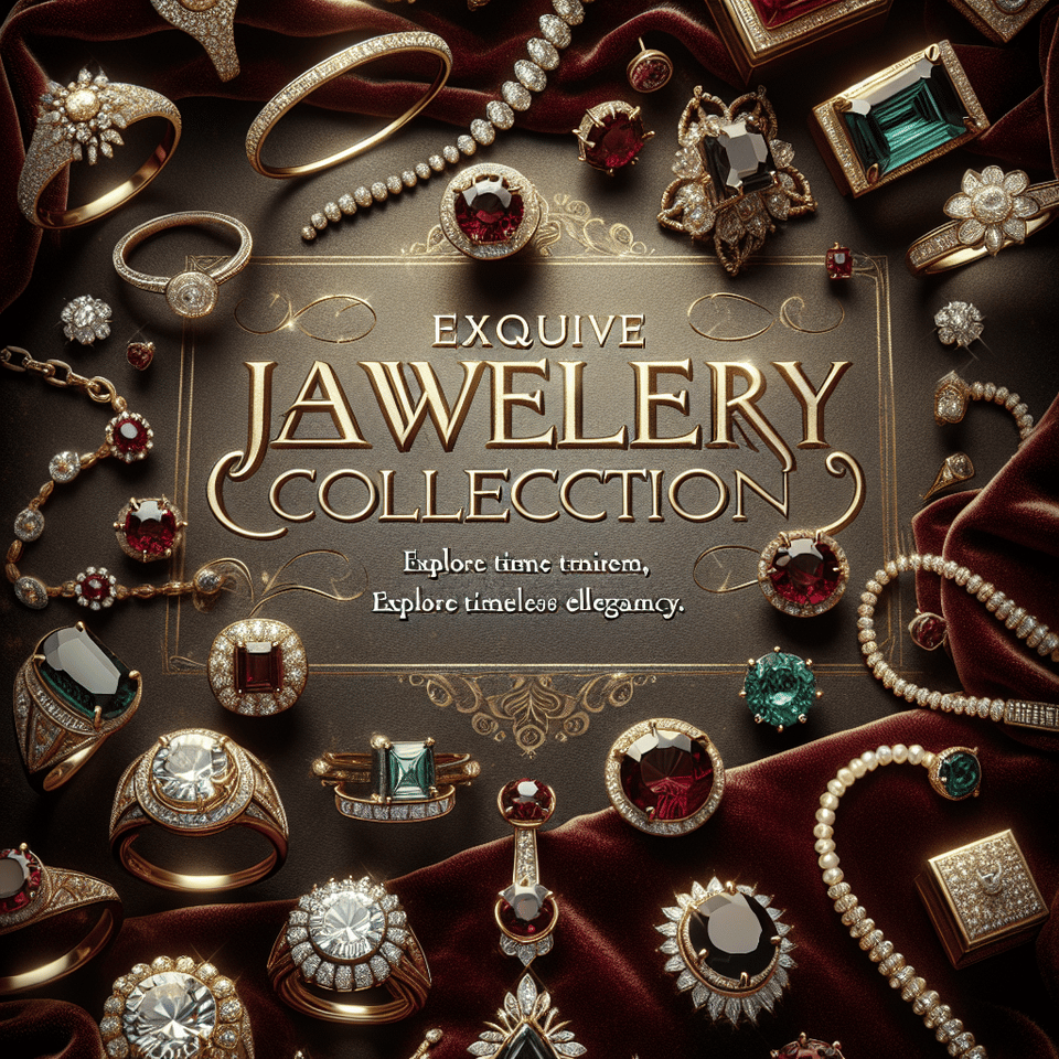 Jewellery Banner Design text effect image
