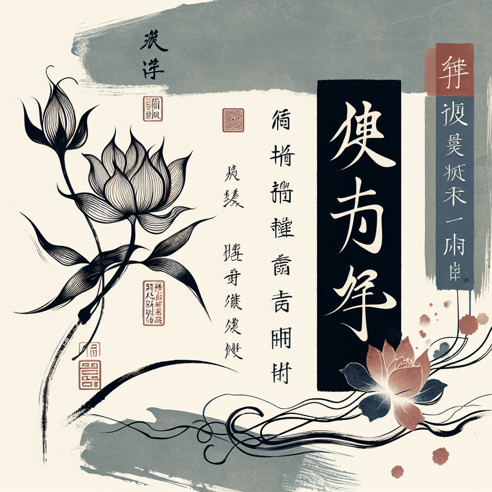 文集封面 text effect image