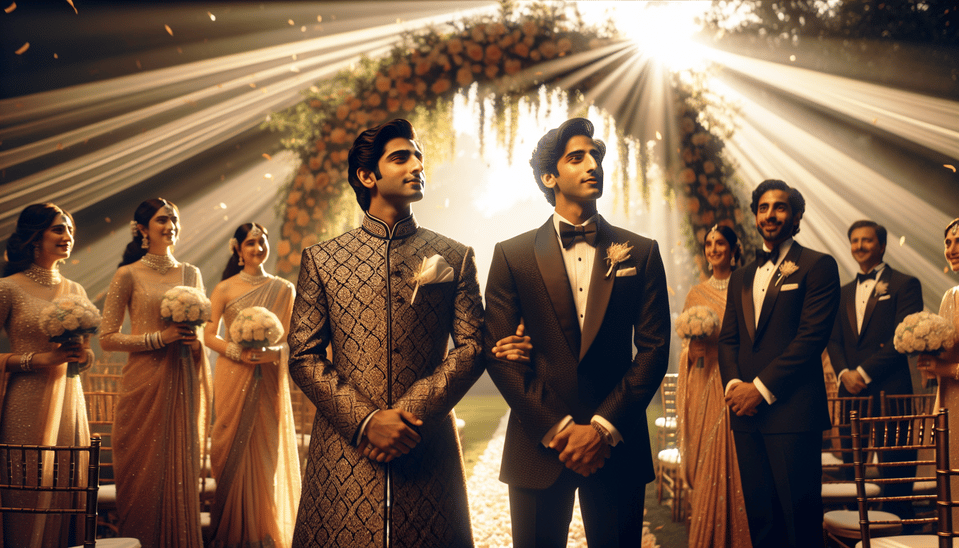 Ramungchon weds Boaz for wedding, cinematic text effect image