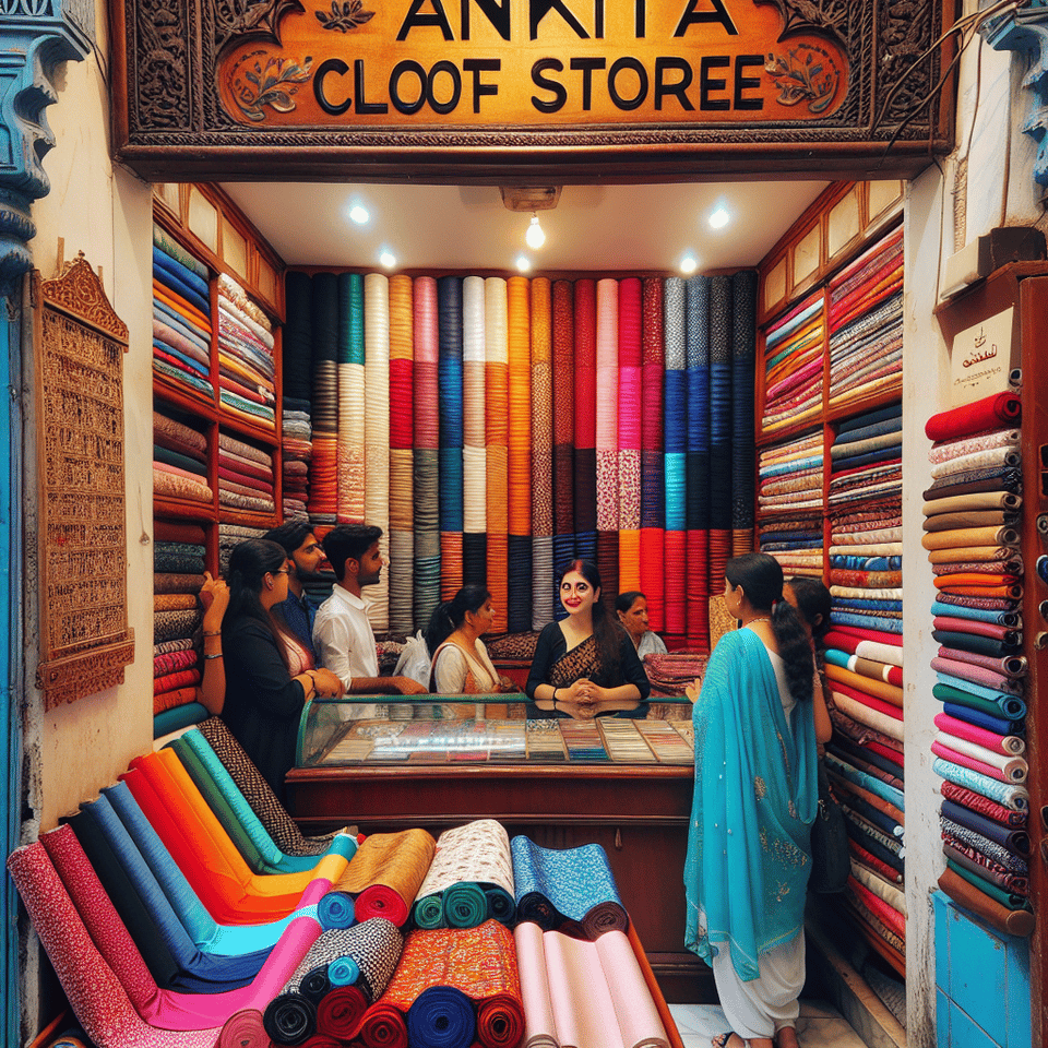 ANKITA CLOTH STORE text effect image