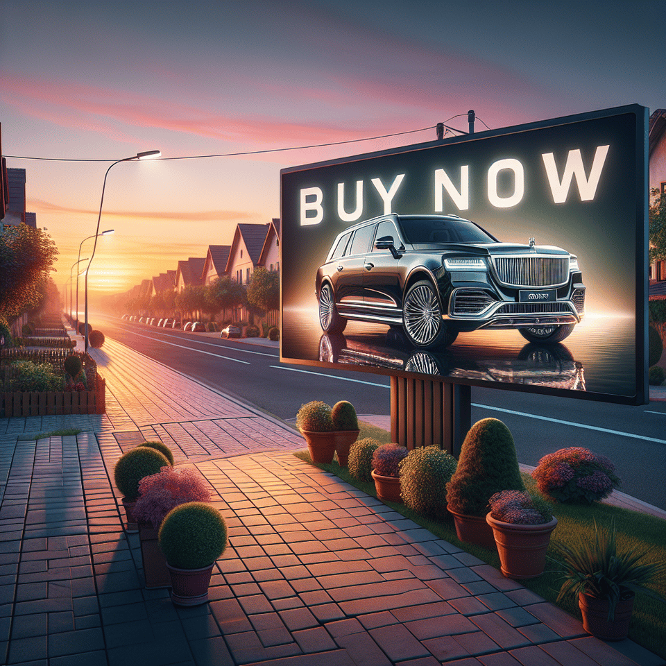 BUY NOW A BIG CAR text effect image