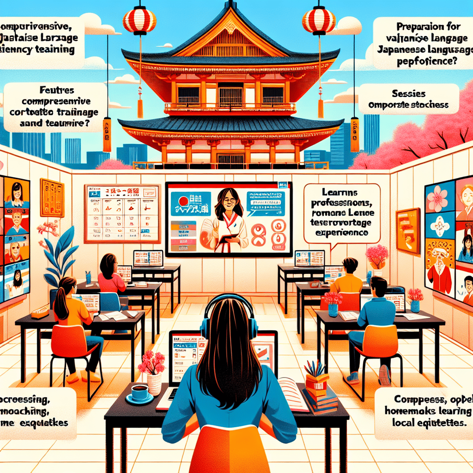 apanese Language Virtual Classroom,バーチャル日本語 教室,Unlock the beauty of the,Japanese language and,culture.,Corporate Trainer for,PROGOS; BUT,JLPT N2/N3/N4/N5,10+Years of Teaching Experience,including 8+ years of Online Corporate training experience.,Learn Japanese Culture and etiquettes,Conducted 8000+ online sessions and,trained 1100+ Professionals, Homemakers, Students,SAKURA,LANGUAGE,SOLUTIONS,Live/Interactive,Japanese,20% OFF,Language Online,Classroom,Course Duration,*December to 1st week of July July to 1st week of December,Periodical Progress Tracking, Small,batch size, Class Recording Available.,Sakshi Agarwal,+91-8055440142 f kyoushitsusakura@gmail.com,#Japanese Language,Trainer &,Consultant,for MNCS in Japan and India.,www.elearnjapanese.net Sakura Language Solutions,Live/Interactive Japanese Language Online,Classes,* Online Japanese Clases for Kids,•,Focussing school curriculum, day to day Speaking,* Personalized attention,* 10+ Years of Teaching Experience,* Small Batch Size/ One on One Class,* Book Free Demo!,* Convenient time slots available!,#Japanese Language Trainer & Consultant for MNCs in Japan and India.,Sakshi Agarwal,+91-8055440142,kyoushitsusakura@gmail.com text effect image