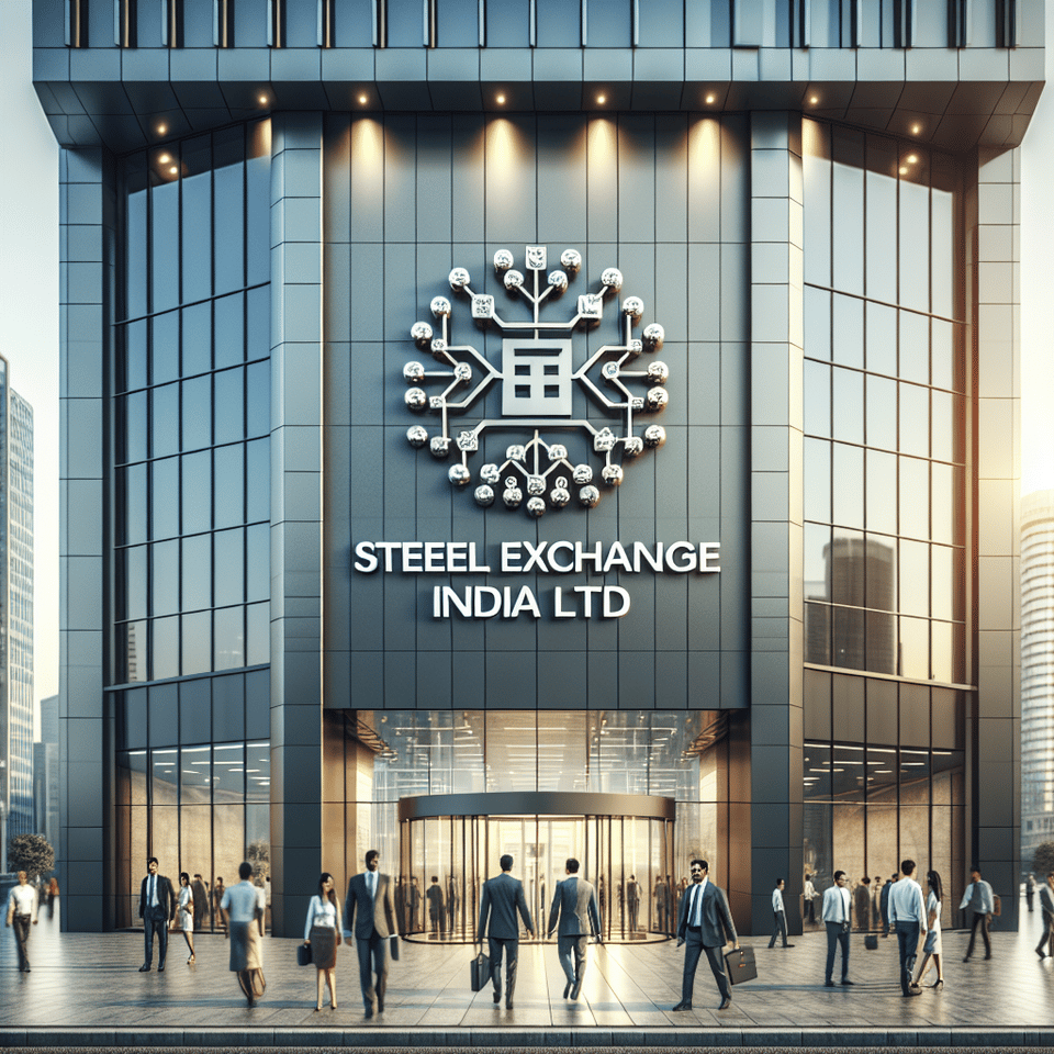 STEEL EXCHANGE INDIA LTD text effect image