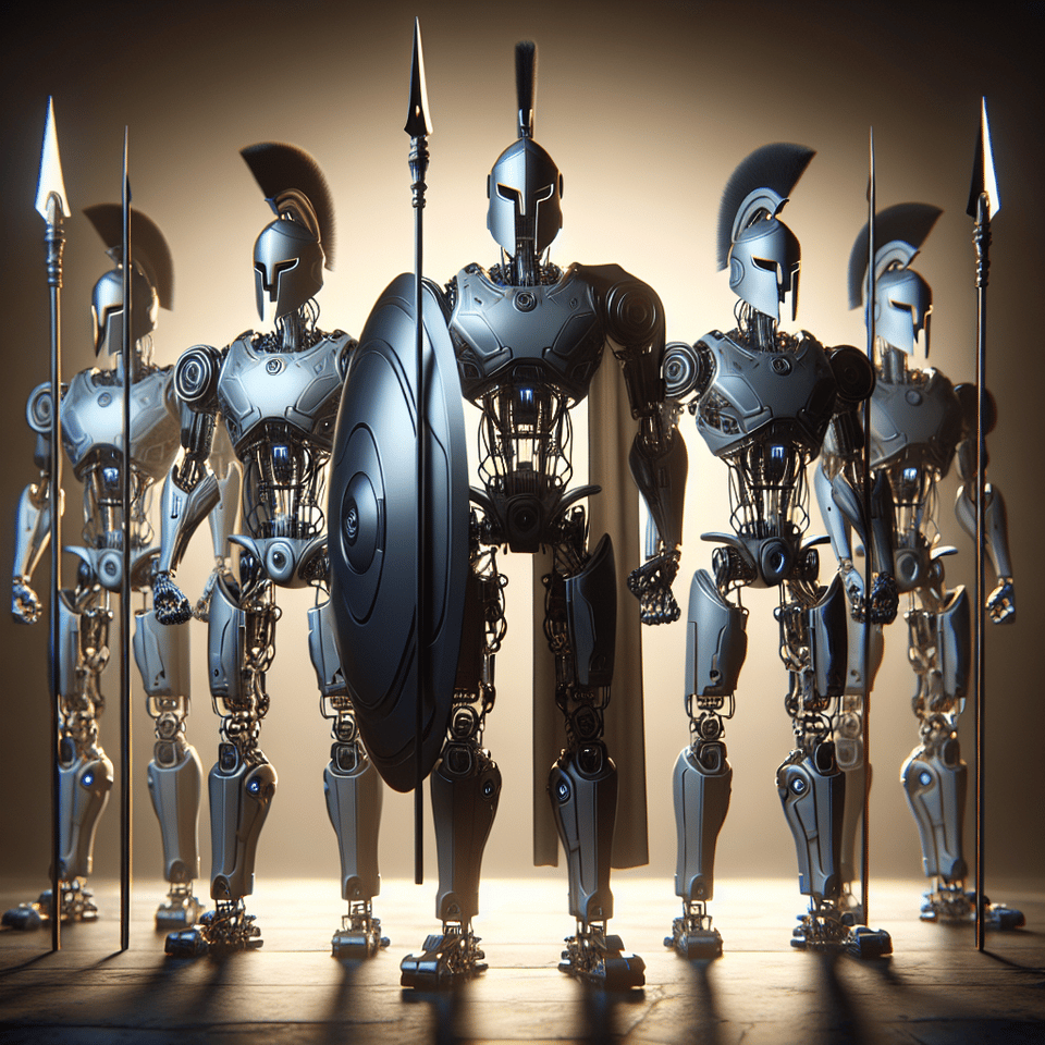 AI SPARTANZ text effect image