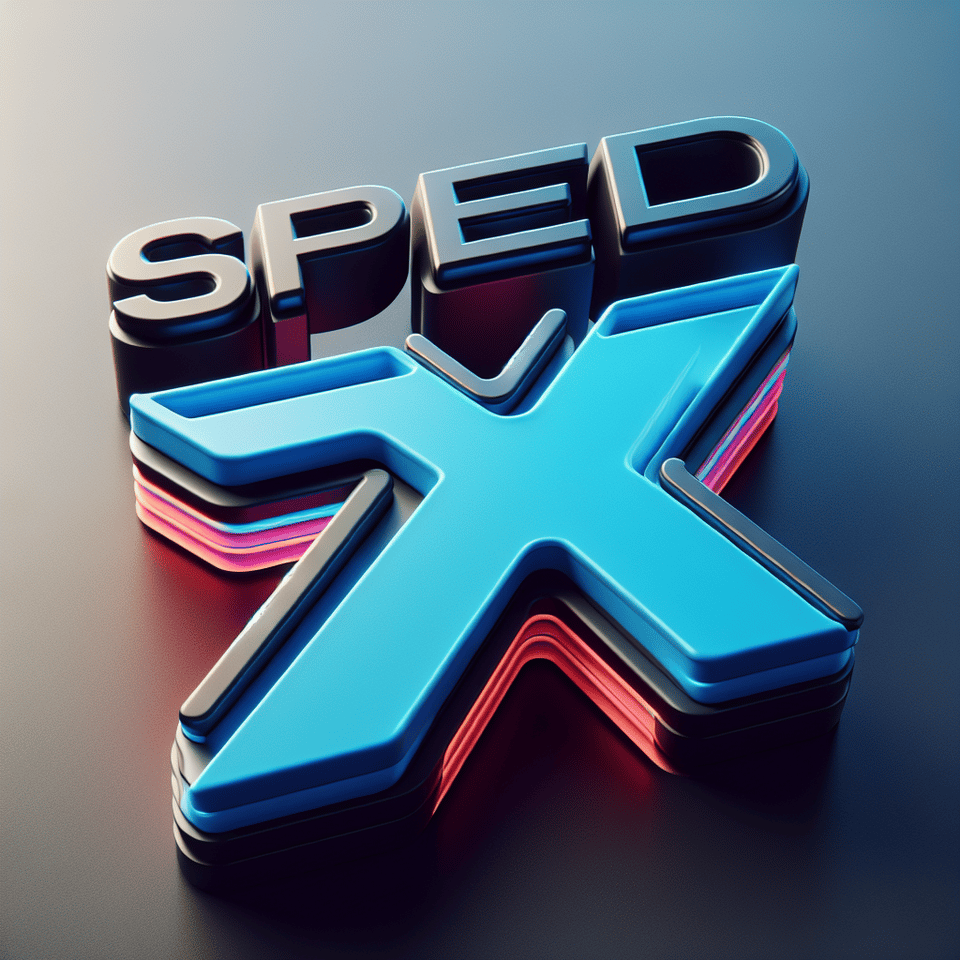 SPEED X ., typography, 3d render text effect image