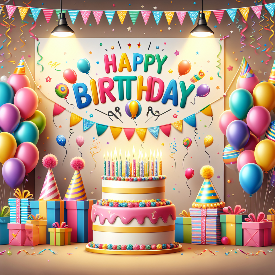 happy birthday, photo, poster text effect image