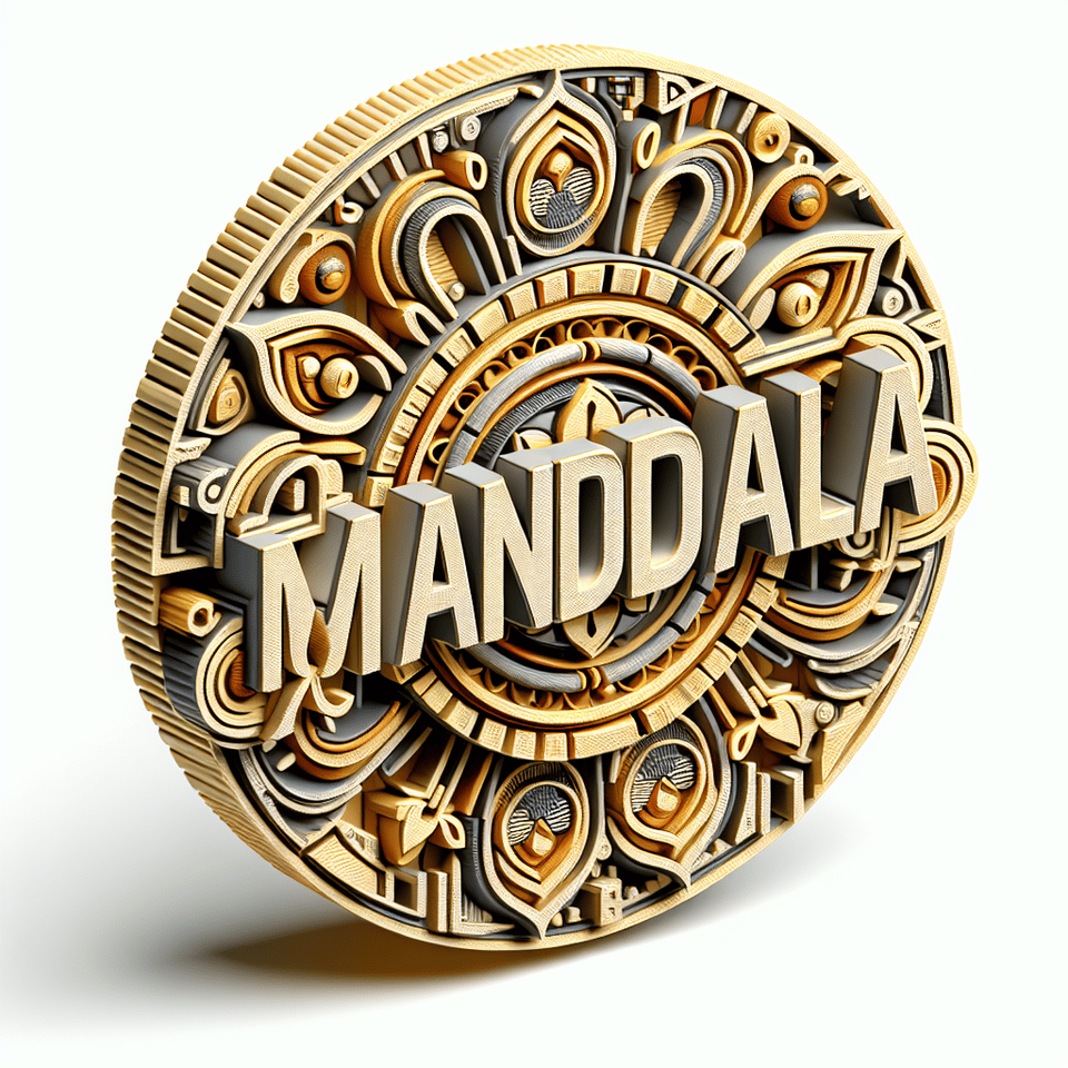 mandala 3d text with gold shine vintage texture and font without any background, graffiti, 3d render, fashion, painting text effect image