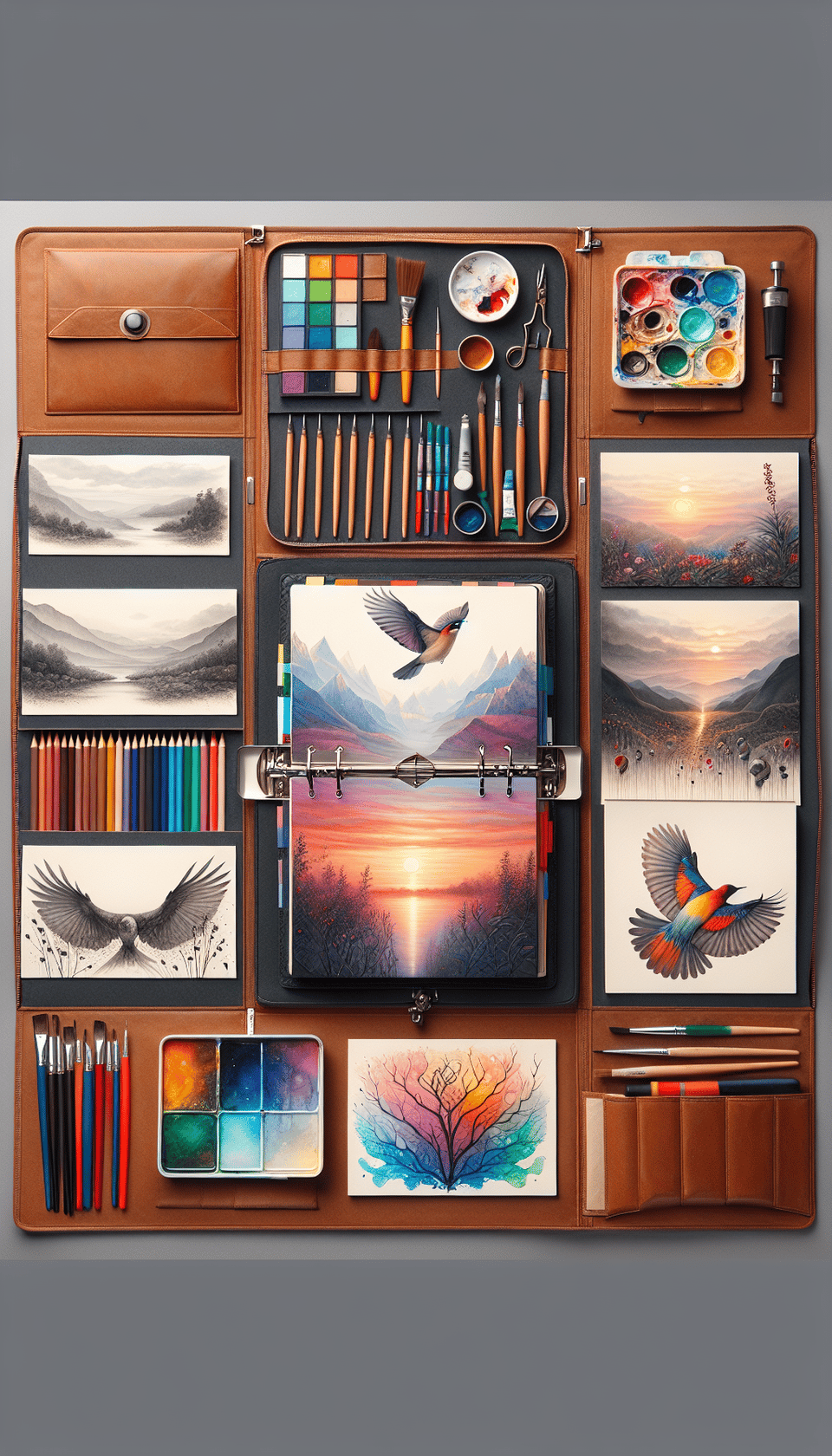 Portfolio text effect image