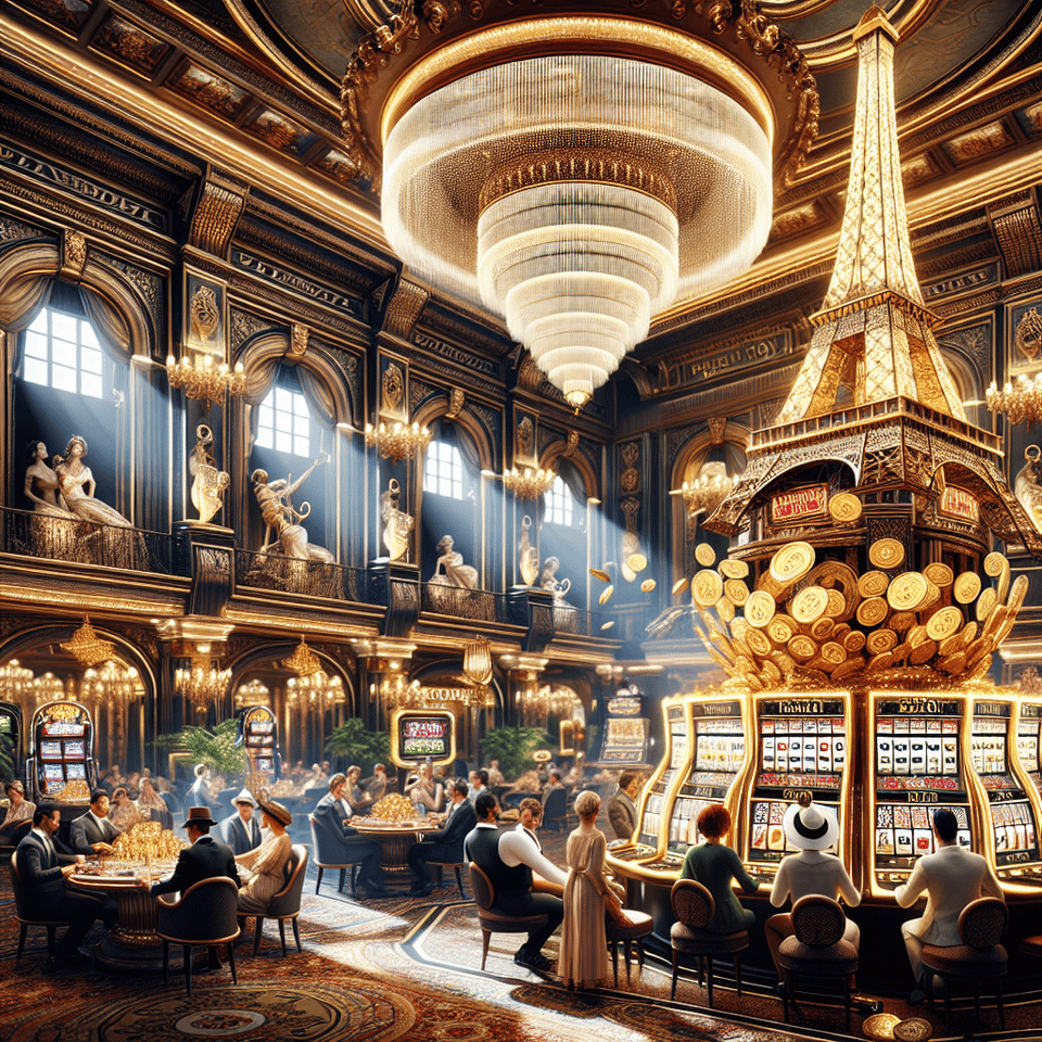 Text paris slot luxury casino effect text effect image