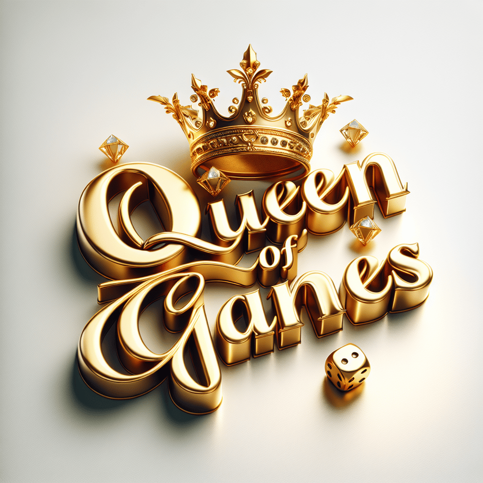 text barbie queen golden luxury text effect with crown and dice on white background text effect image