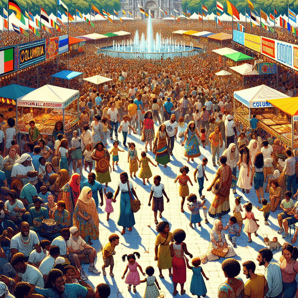 columbia festival text effect image