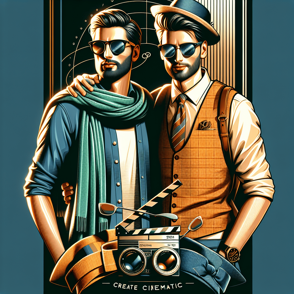 BROTHERS, poster, cinematic, 3d render, fashion text effect image