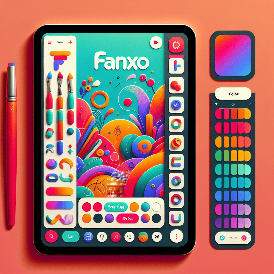fanxo as a creator app text effect image