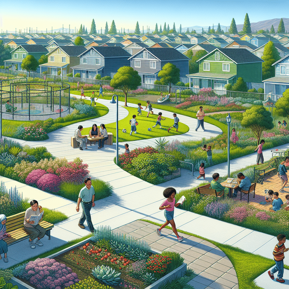 COMMUNITY LANDSCAPE DESIGN text effect image