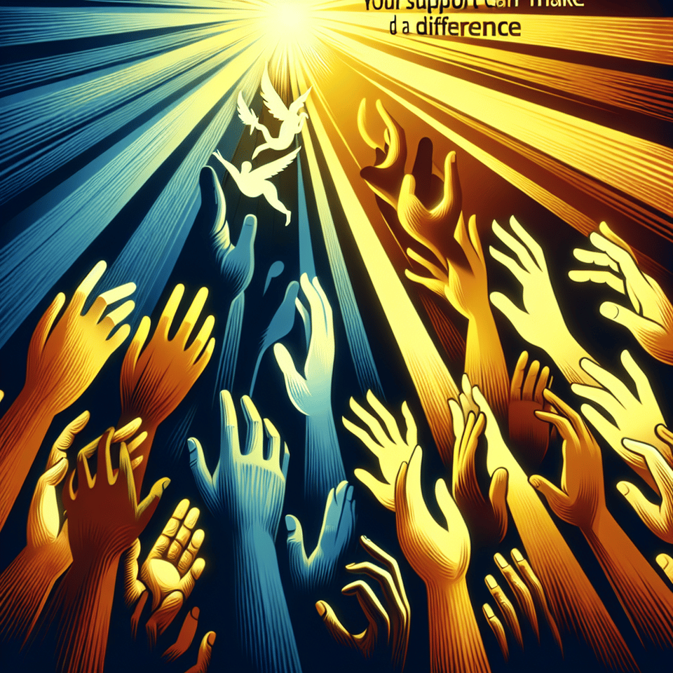 Your Support Can Make a Difference text effect image