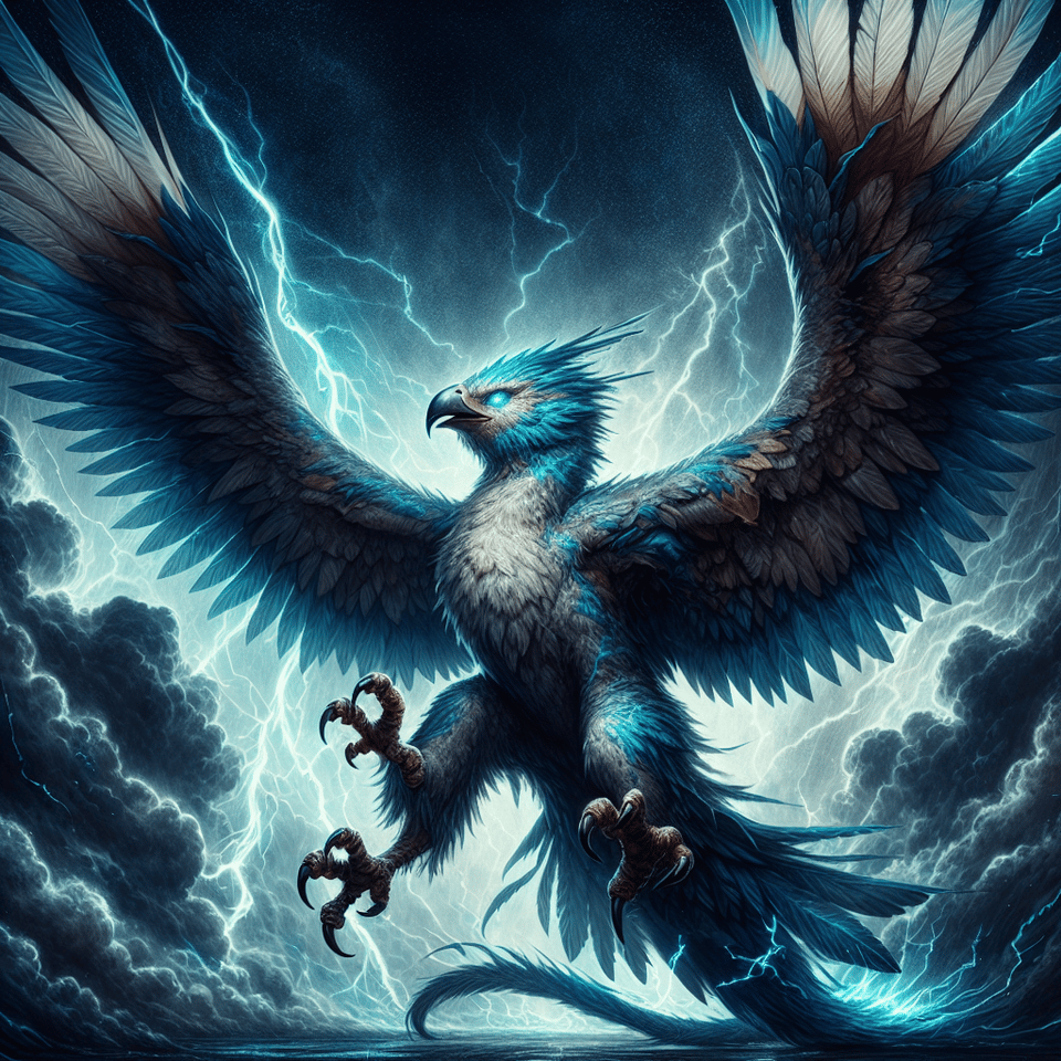 THUNDER BIRD text effect image
