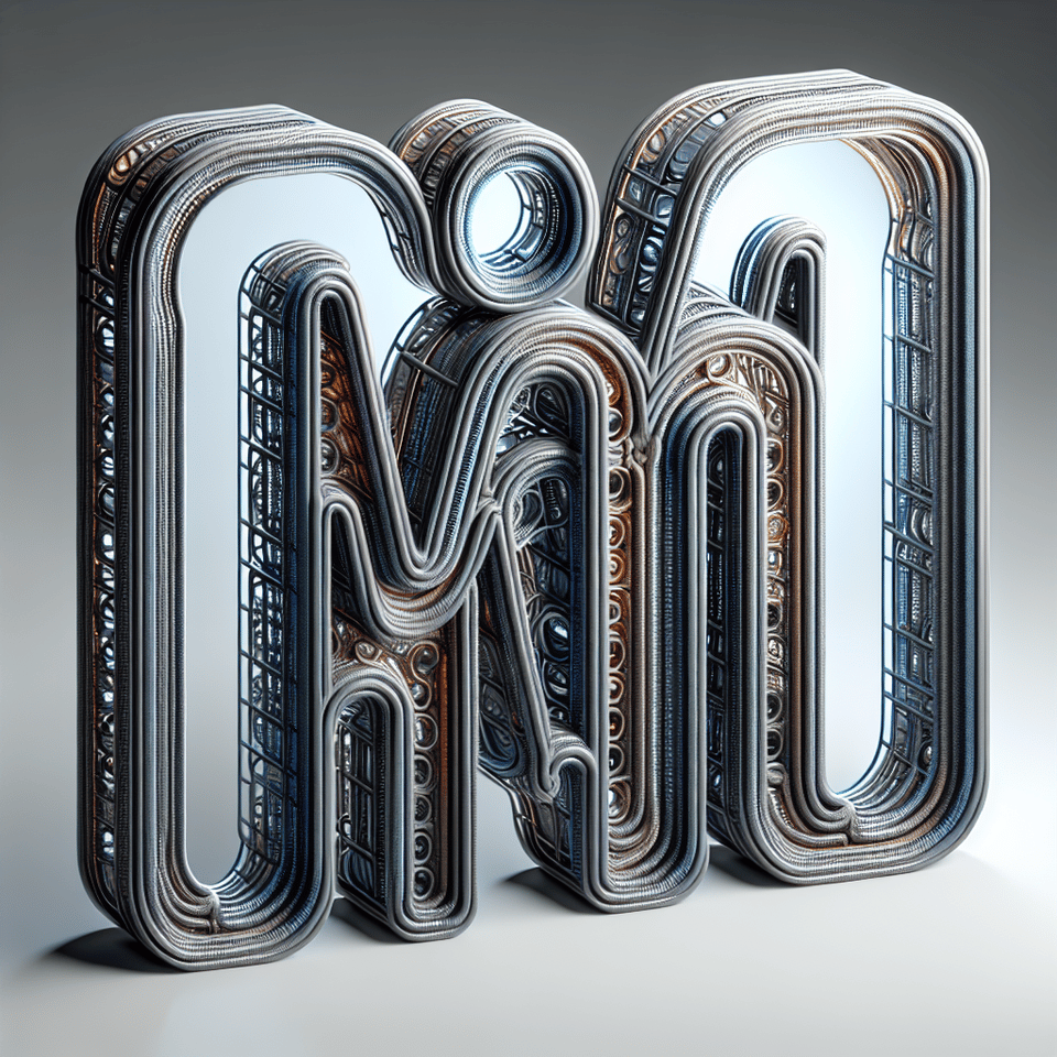 MAMA a hollow font text effect image
