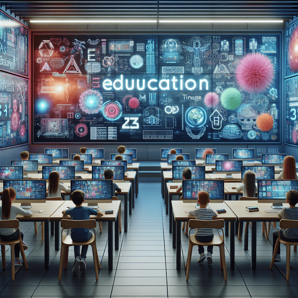 class with future, typography text effect image