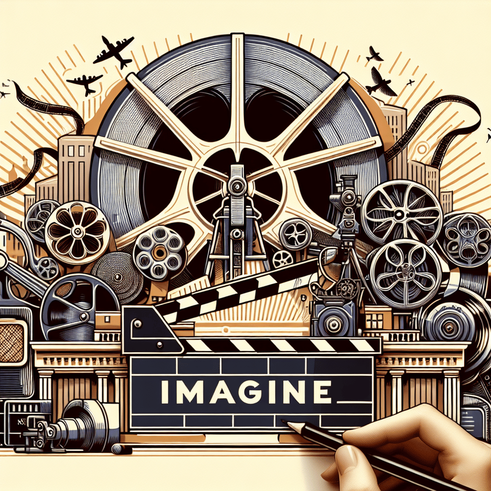 BRAND, cinematic, illustration text effect image