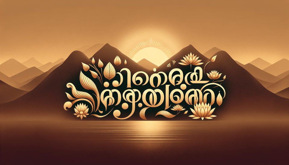 varshangalku shesham text font in golden colour text effect image