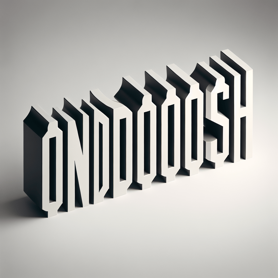 文字[ONDOKOSH] text effect image