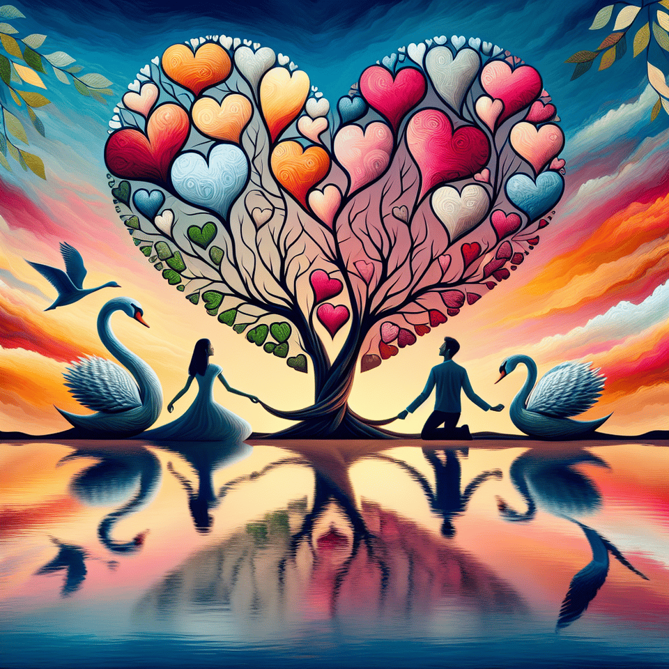 Love text effect image