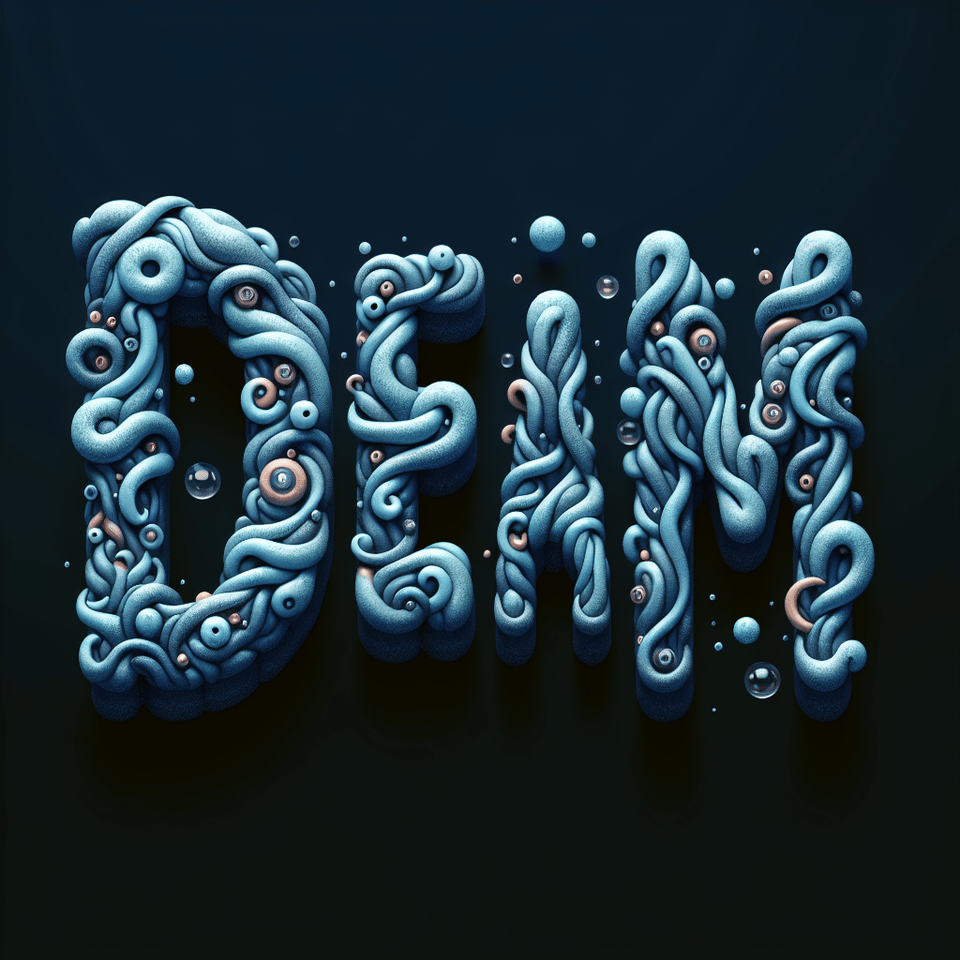 dream written in dreamy fonts but it should look eerie text effect image