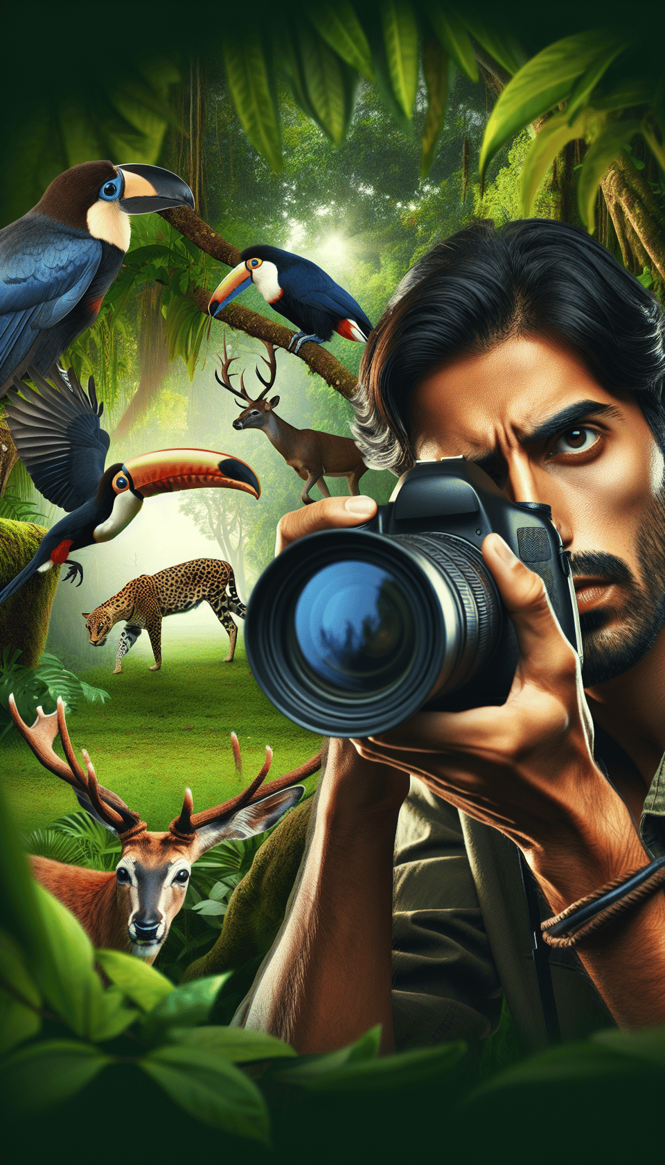 Samir, wildlife photography text effect image