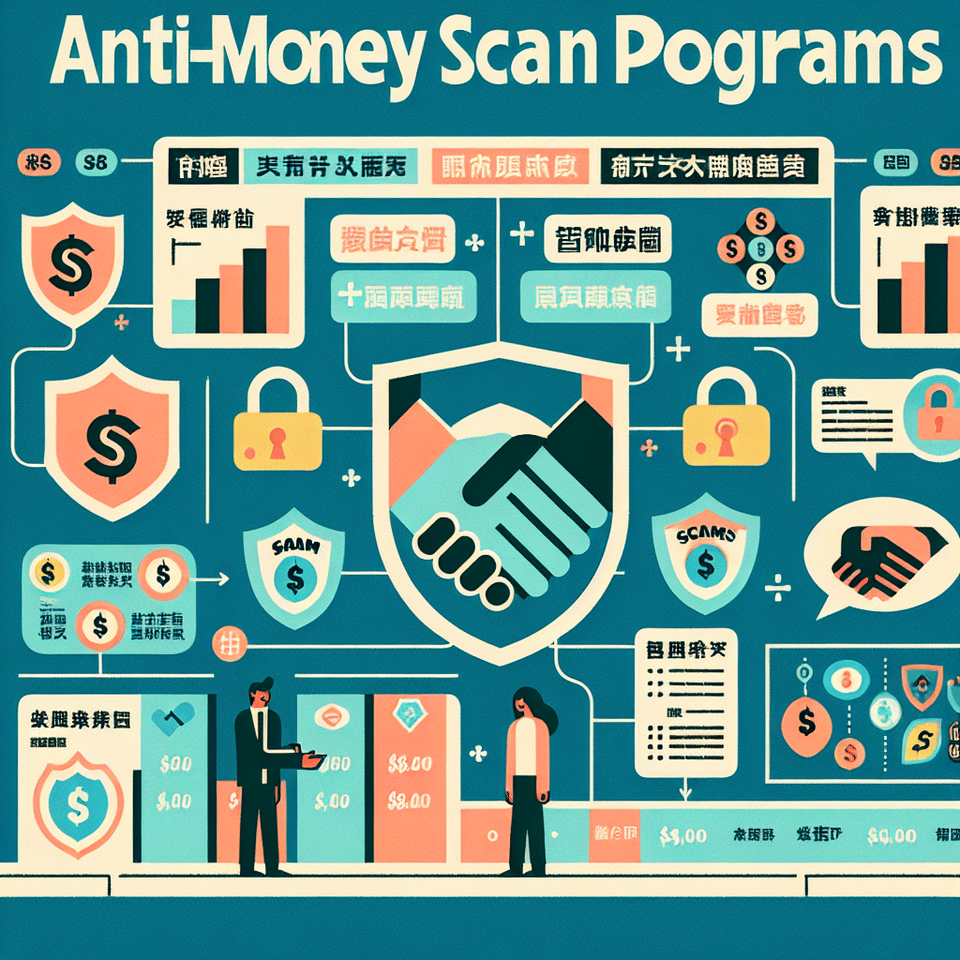 lawan scam anti money scam say no in chinese, generate me a slide text effect image