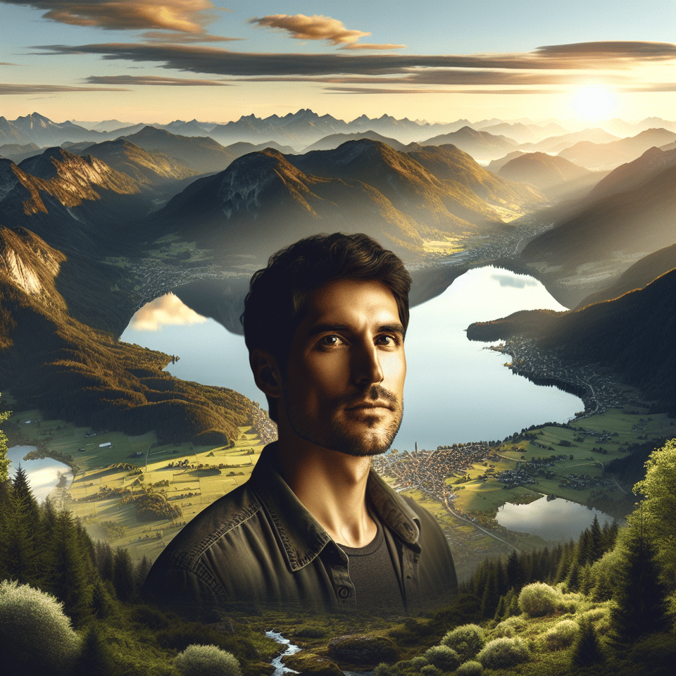 orama, portrait photography text effect image
