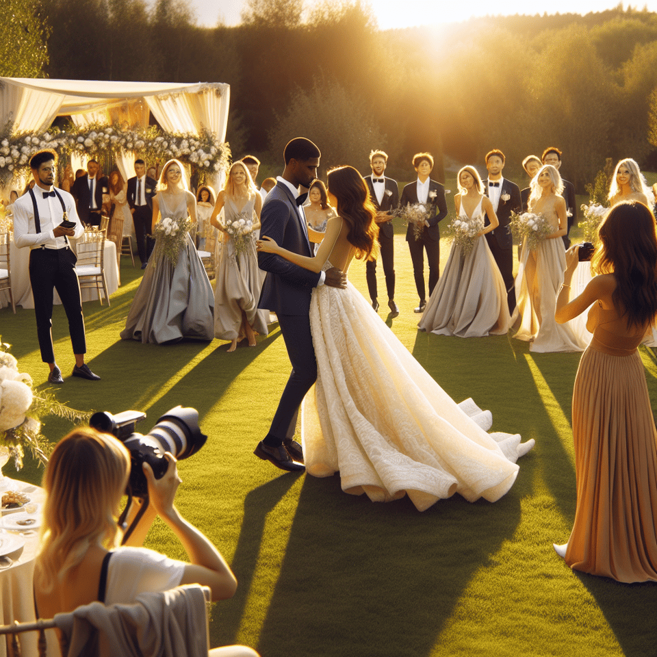 Outdoor Wedding Photography & Videography text effect image