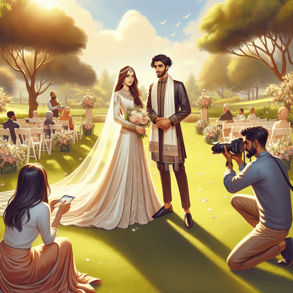 Outdoor Wedding Photography & Videography text effect image