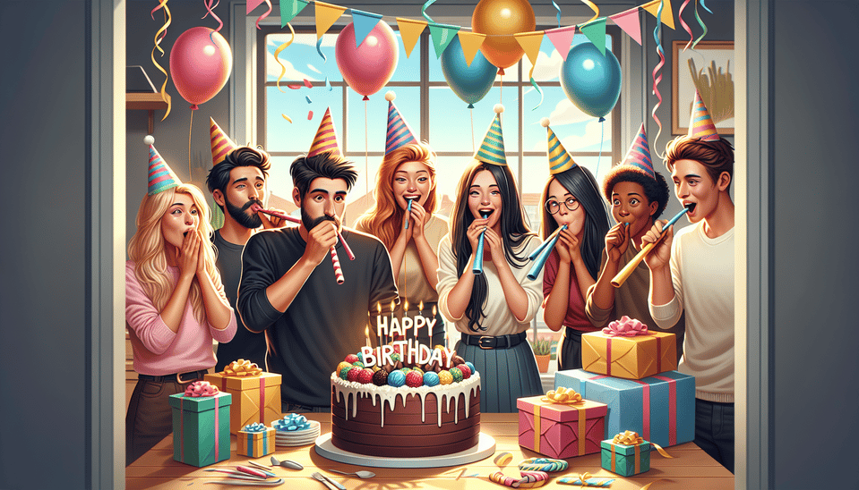 Happy Birthday text effect image