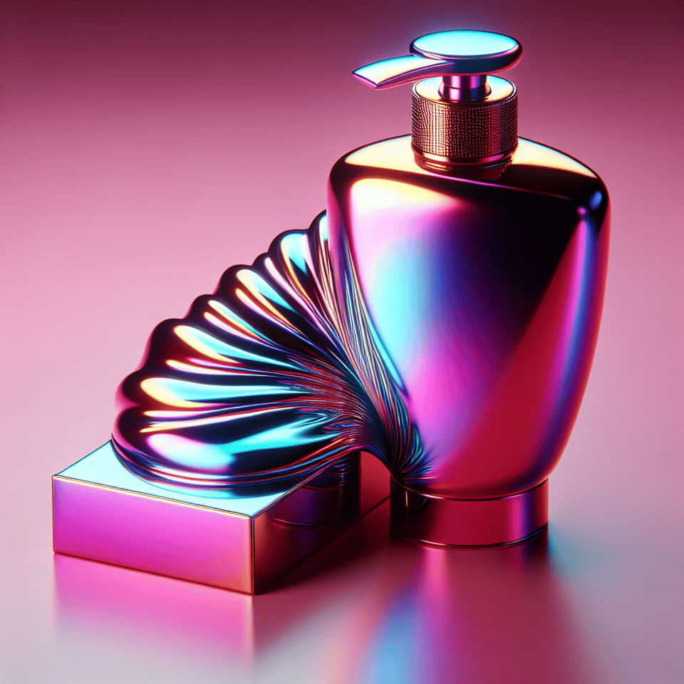 乳液 保濕 , vibrant, product, 3d render, fashion text effect image