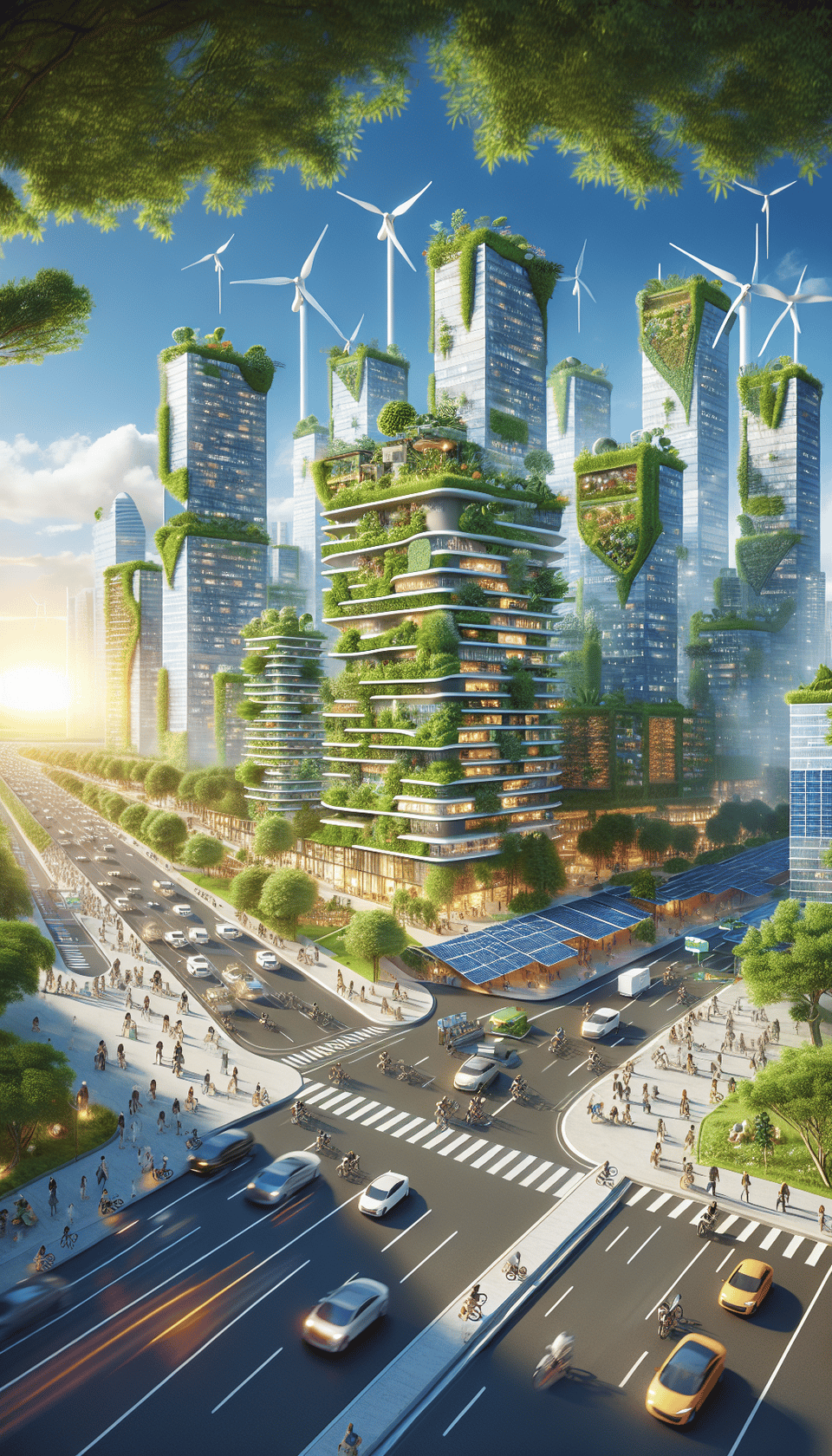 innovation for a greener tomorrow text effect image