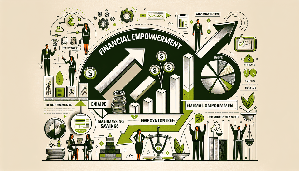 Empowering Your Salary, Maximizing Your Savings,with India's First Employee Centric HR Tech Platform text effect image