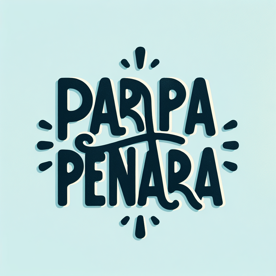 O texto Para Pra Pensar, em estilo minimalista, de preferência handwrite text effect image